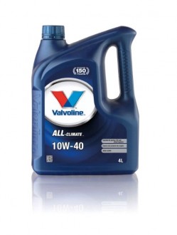 МАСЛО МОТОРНОЕ VALVOLINE ALL CLIMATE EXTRA 10W40 4 литра