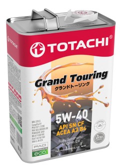 МАСЛО МОТОРНОЕ TOTACHI GRAND TOURING 5W-40 4л